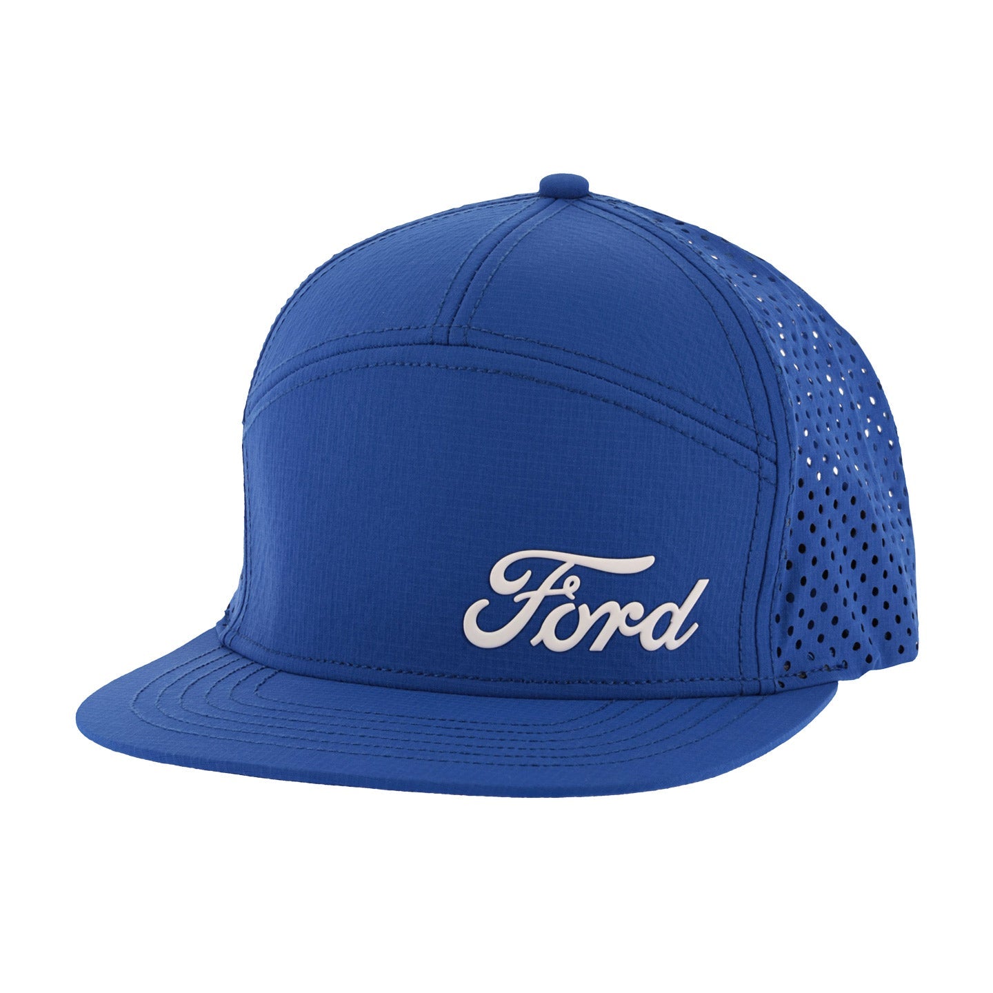 Ford Script Logo Snapback Hat, Blue, One Size