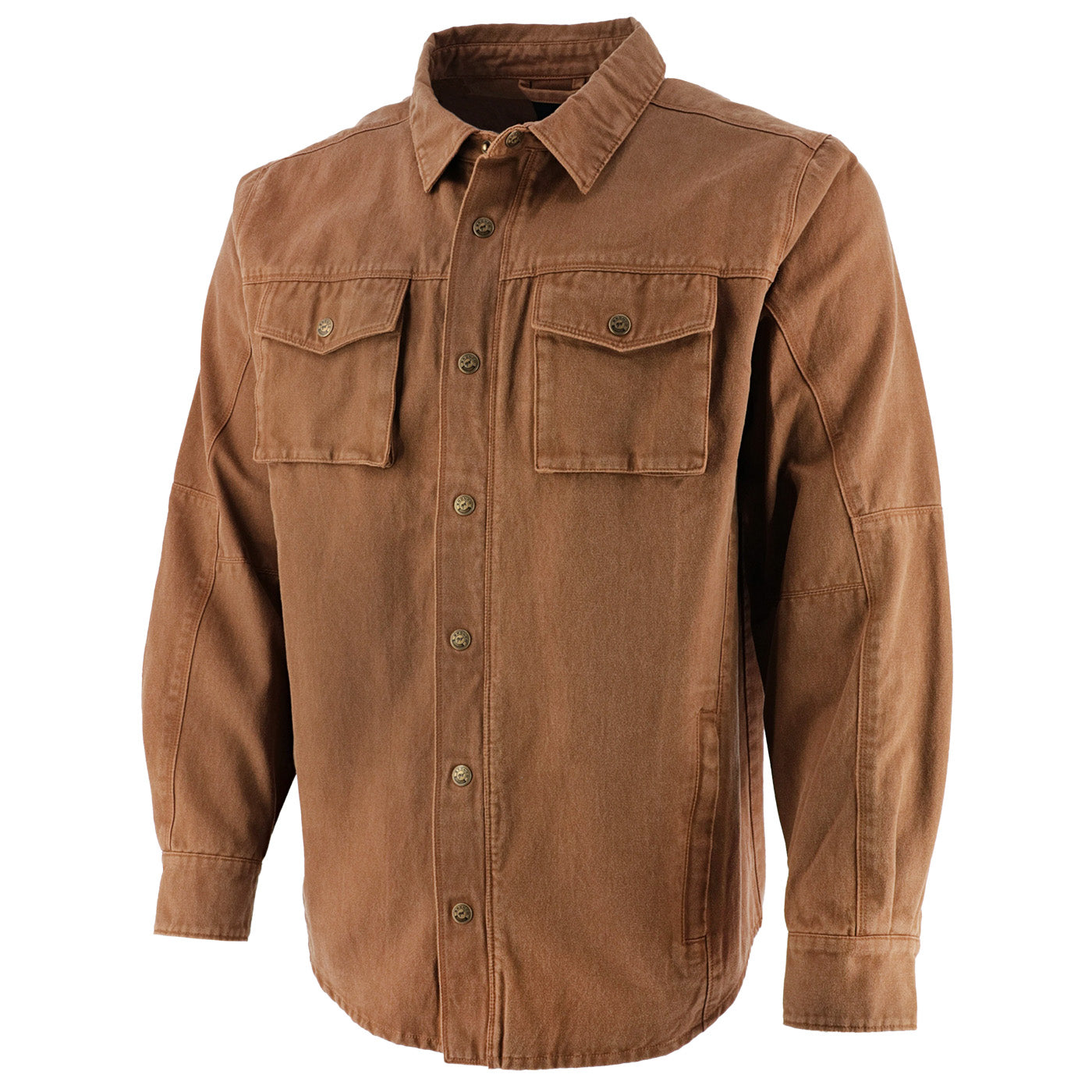 Ford Bronco Men's Waxed Button Up Shirt Jacket- Official Ford