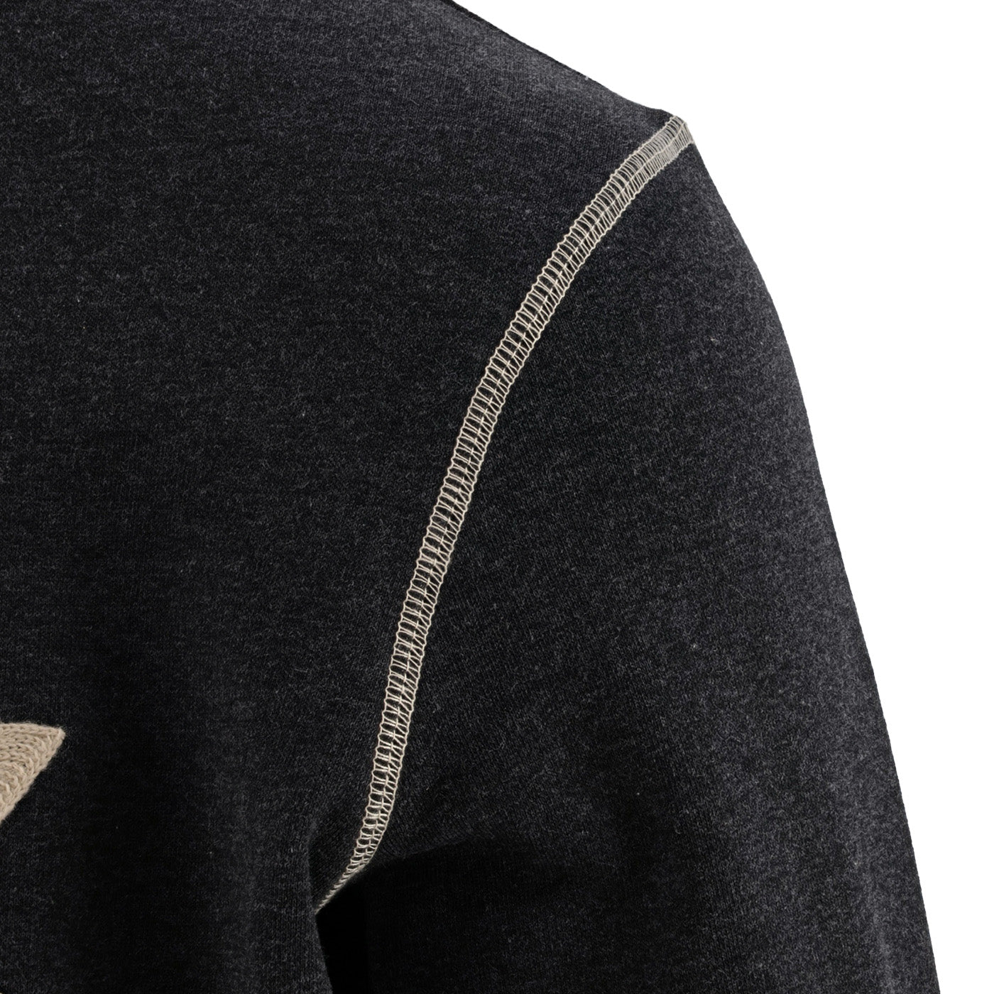 Ford Logo Men's Crew Pullover Fleece - Close Up