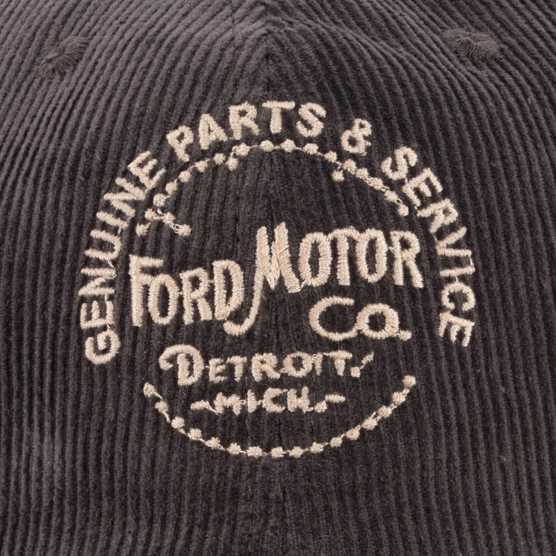Ford Genuine Parts Fine Wash Corduroy Embroidery - Close Up