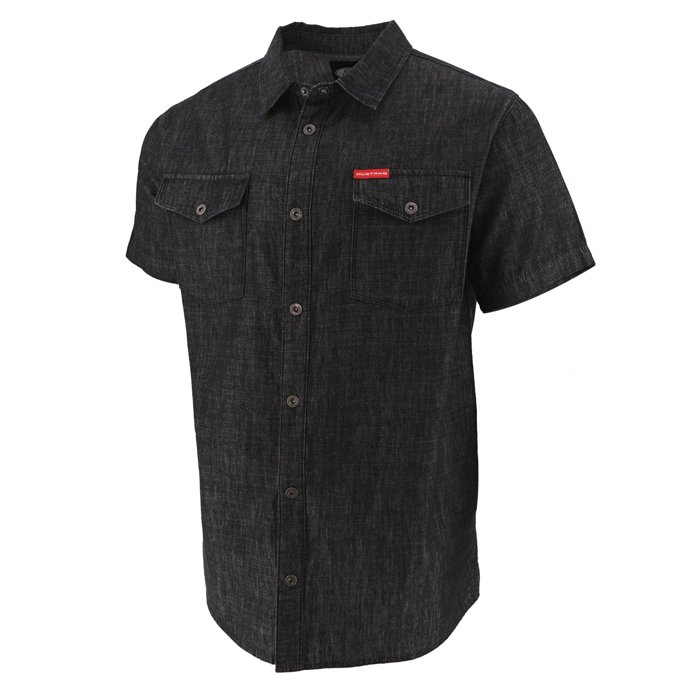 Ford Mustang Men's Mechanic Shirt - Front View