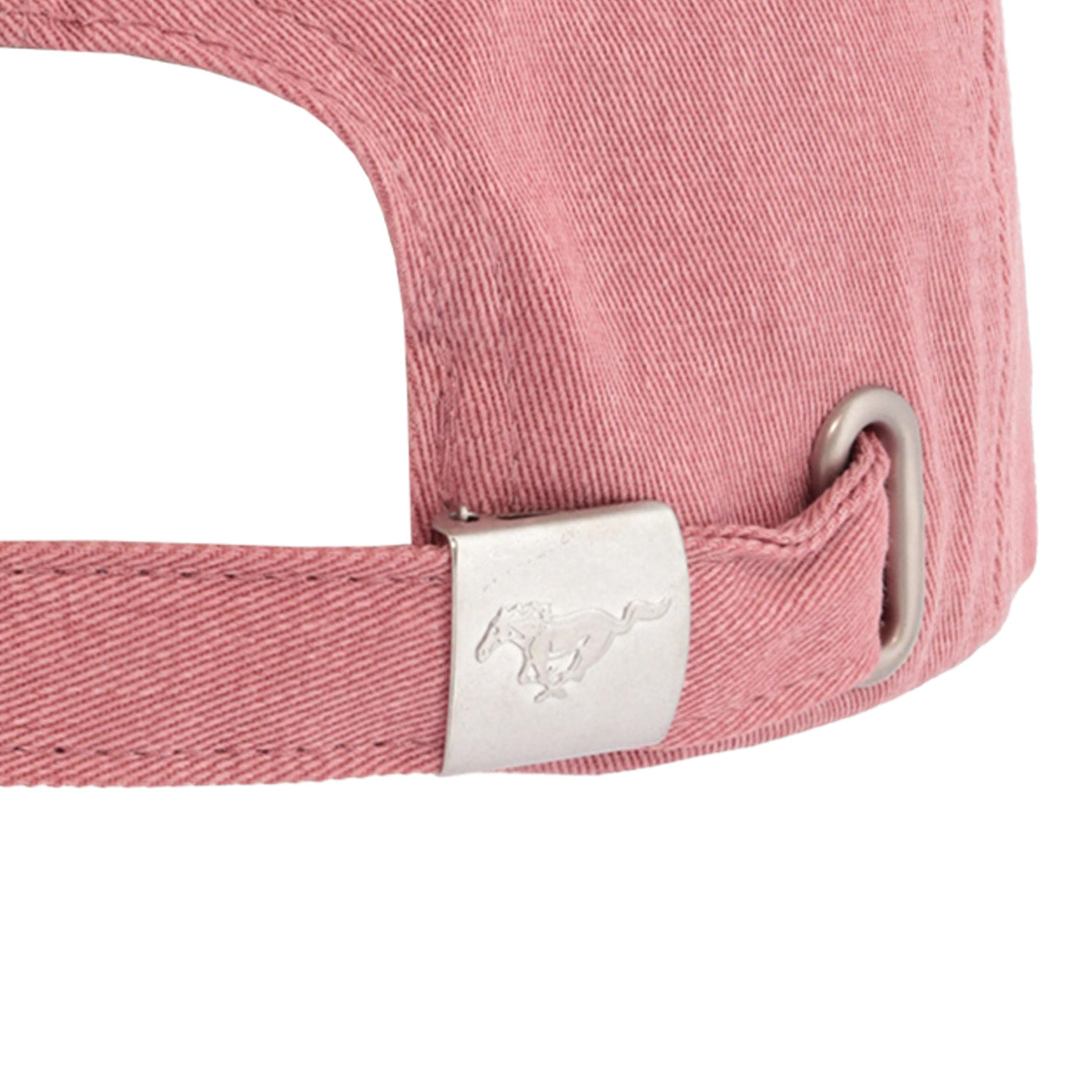 Ford Mustang Pony Women's Pink Logo Hat - Close Up