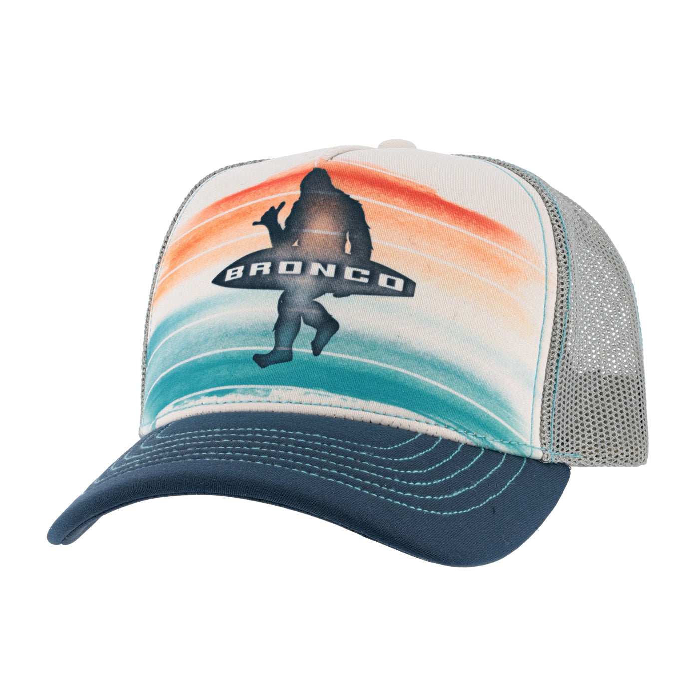 Bronco Sasquatch Truck Legacy Tie Dye Trucker Hat