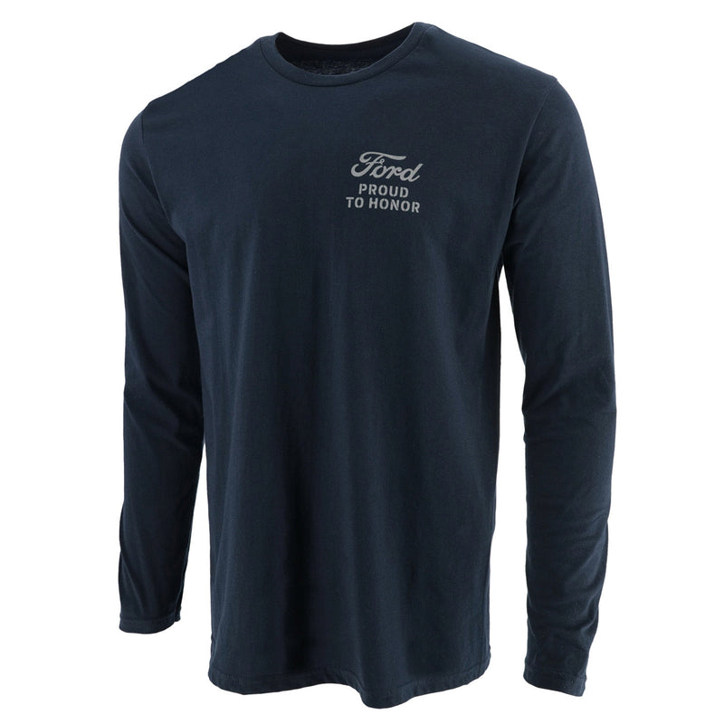 Ford Proud to Honor Men's Eagle Long Sleeve T-Shirt
