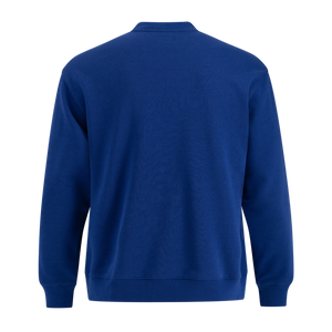 Blue sweatshirt on a white background