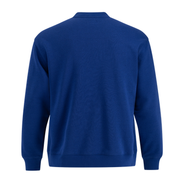 Blue sweatshirt on a white background