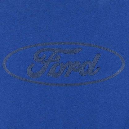 Ford logo on a blue background