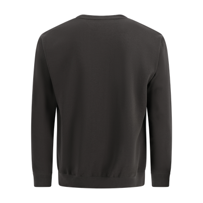 Black sweatshirt on a white background