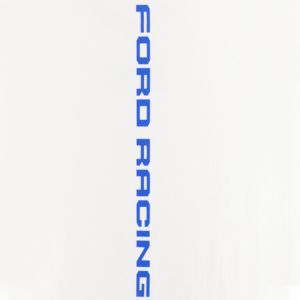 Ford Racing logo in blue on a white background