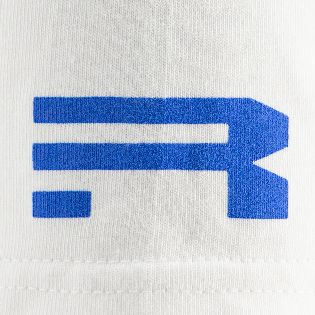 Blue Ford Racing logo on a white background
