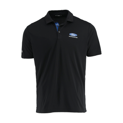 black polo with ford racing logo