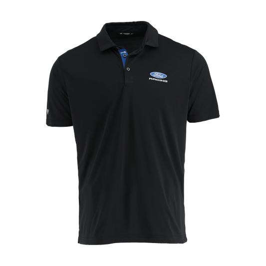 black polo with ford racing logo