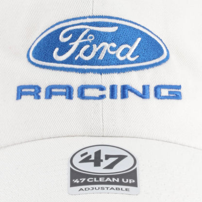 White cap with Ford Racing logo and 47 brand label