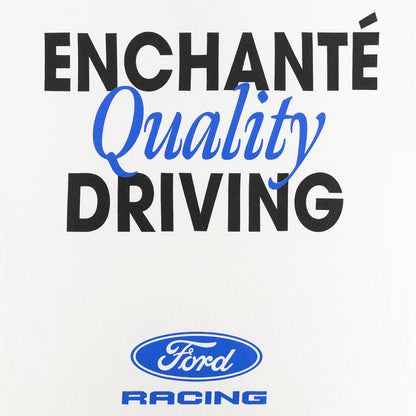 Ford Racing logo with 'Enchante Quality Driving' text on a white background