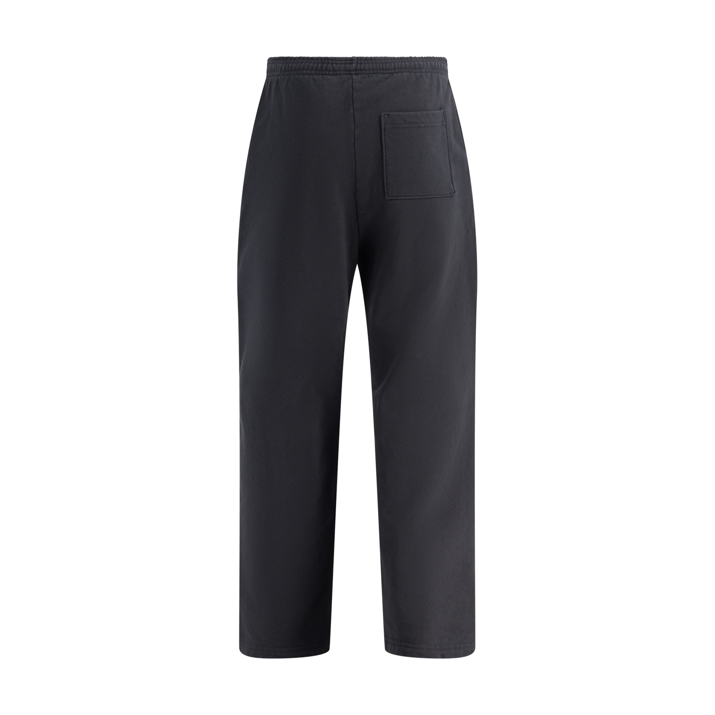 Black pants on a white background