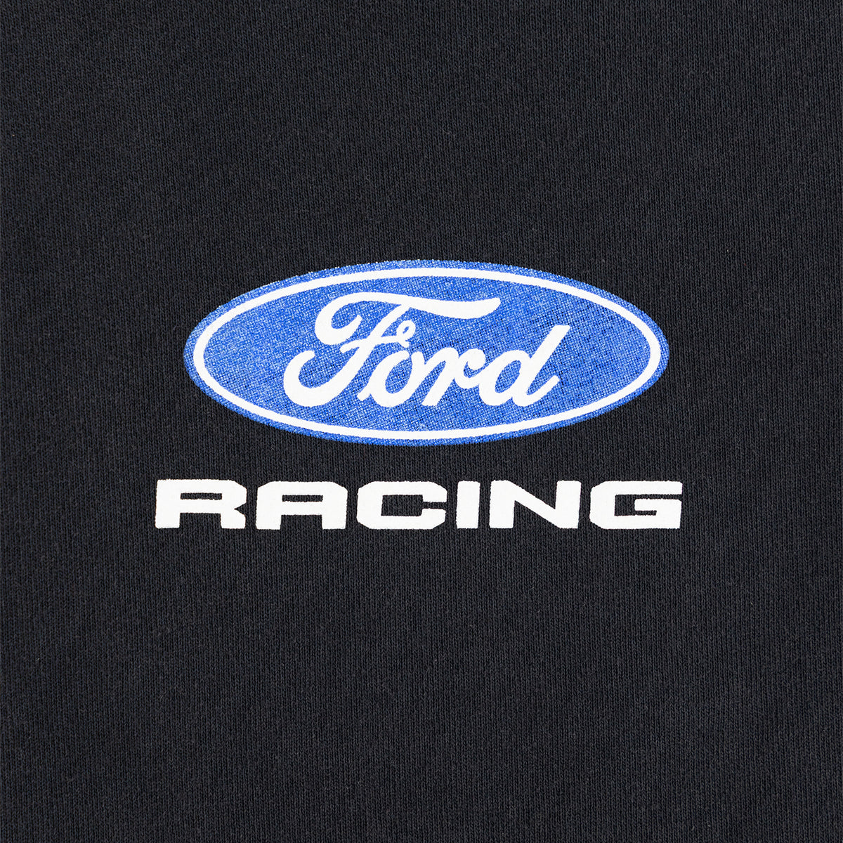 Ford Racing logo on a black background