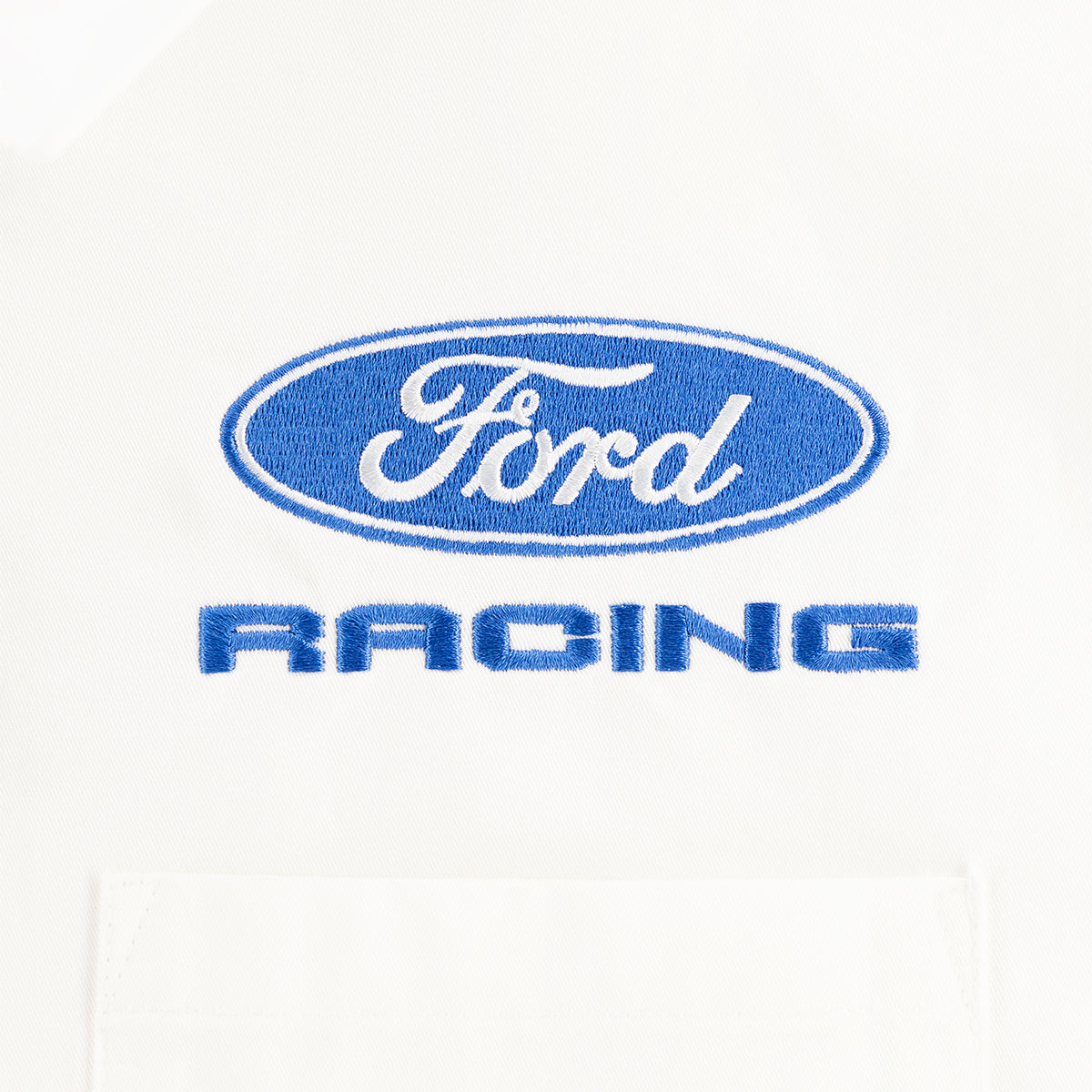 Ford Racing logo on a white background