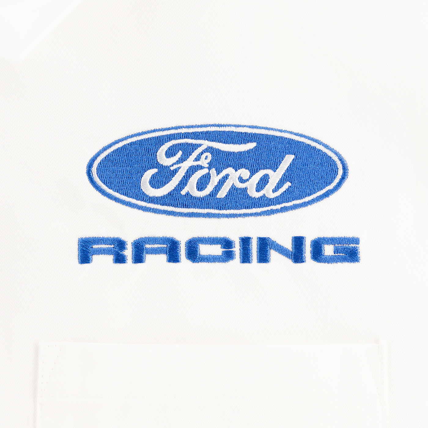 Ford Racing logo on a white background