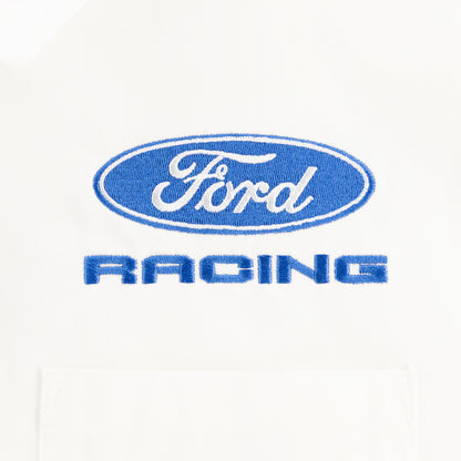 Ford Racing logo on a white background