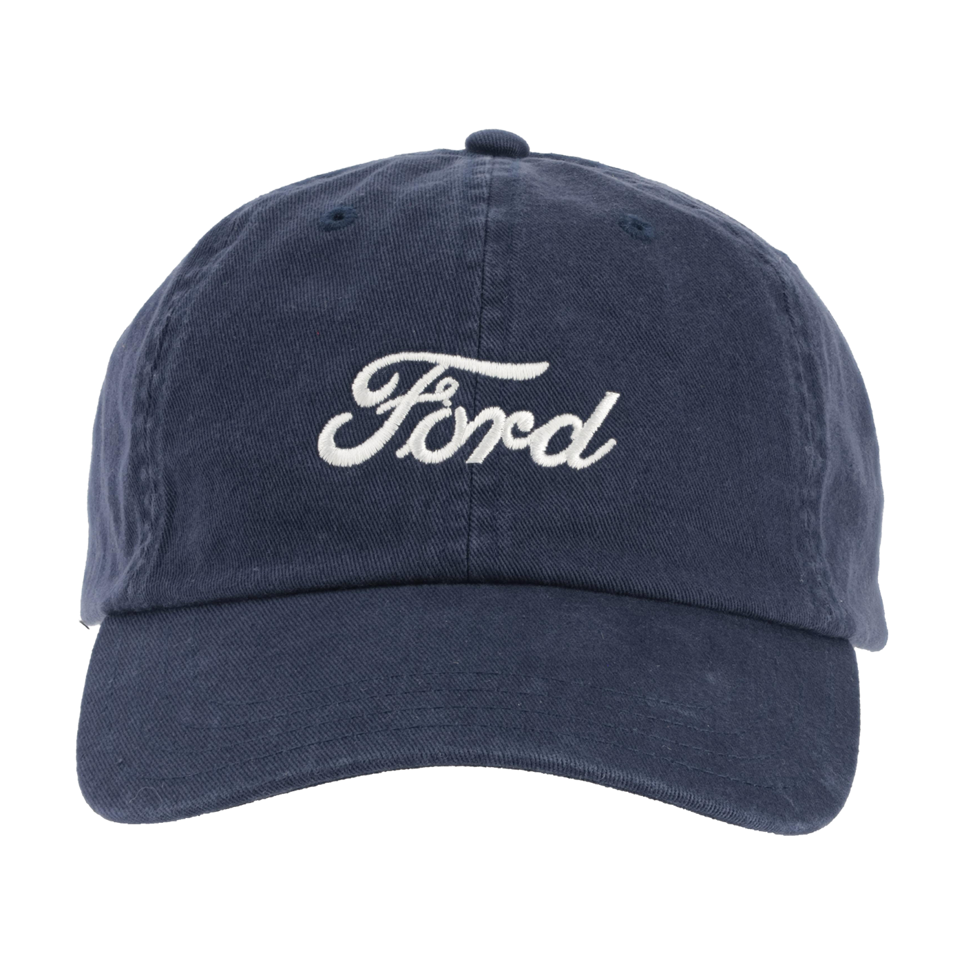 navy blue ford script hat