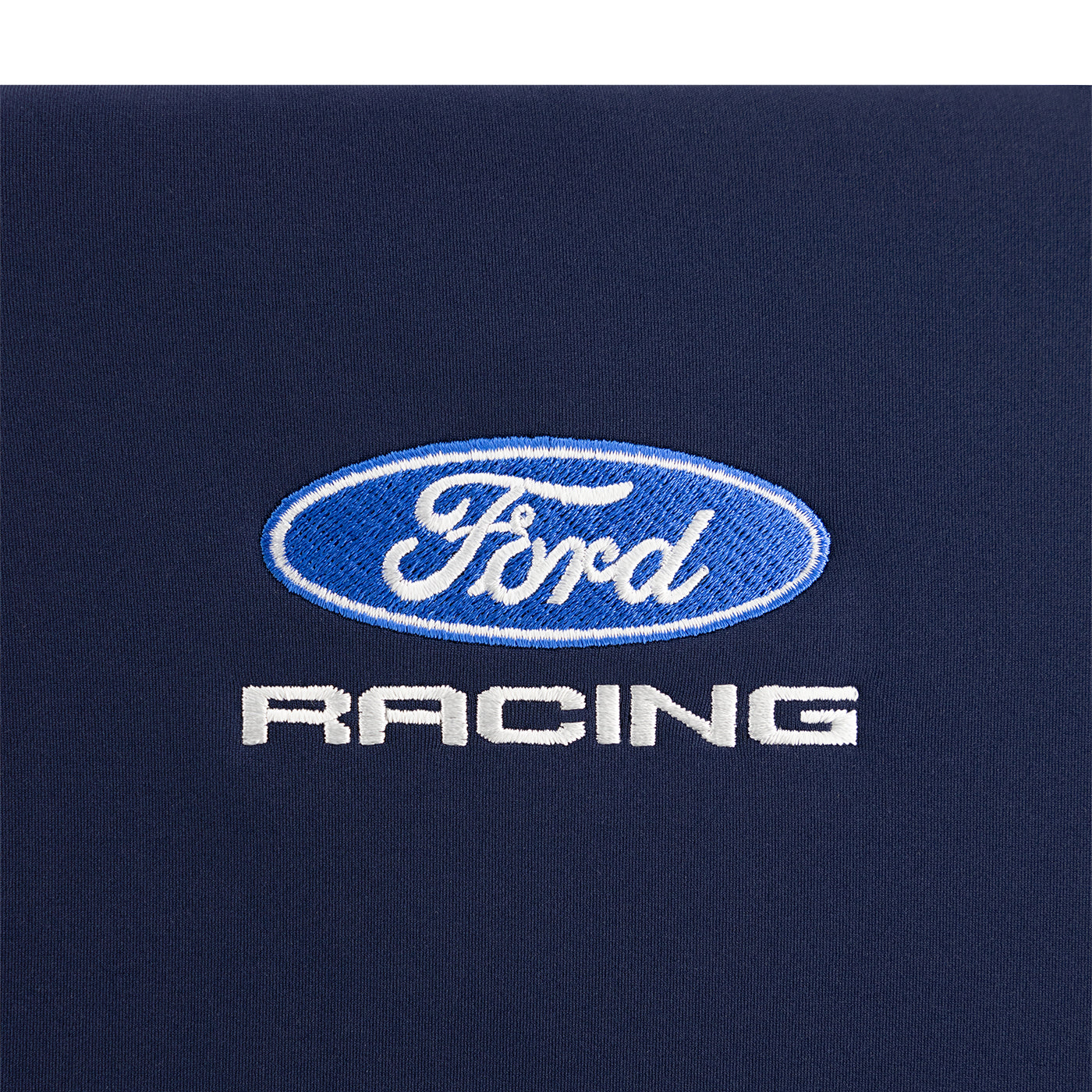 ford racing logo on navy blue background