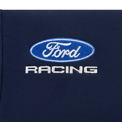 ford racing logo on navy blue background