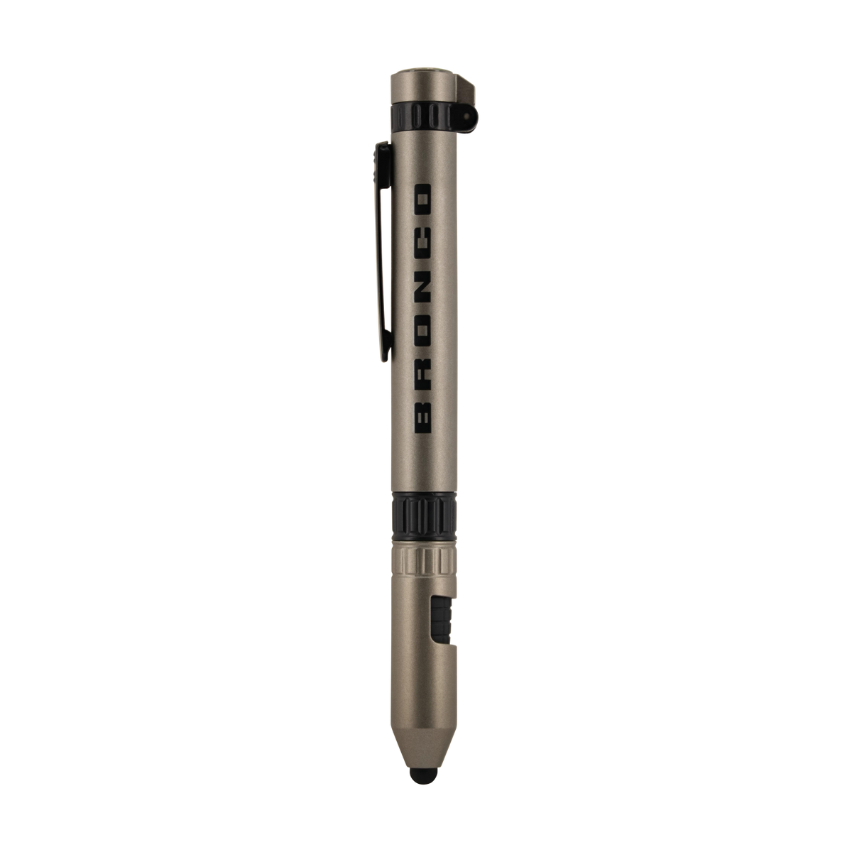 Bronco pen light on a white background