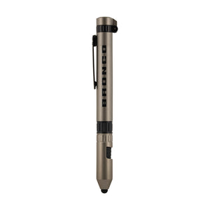 Bronco pen light on a white background