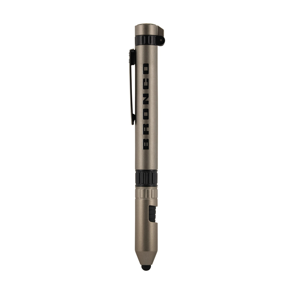 Bronco pen light on a white background