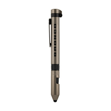 Bronco pen light on a white background