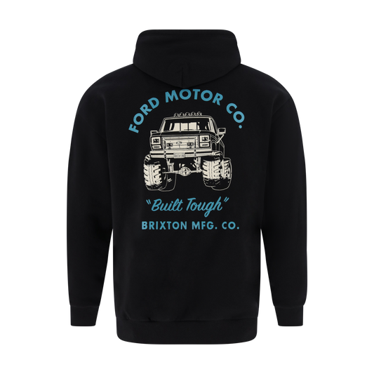 Black hoodie with Ford Motor Co. graphic on the back