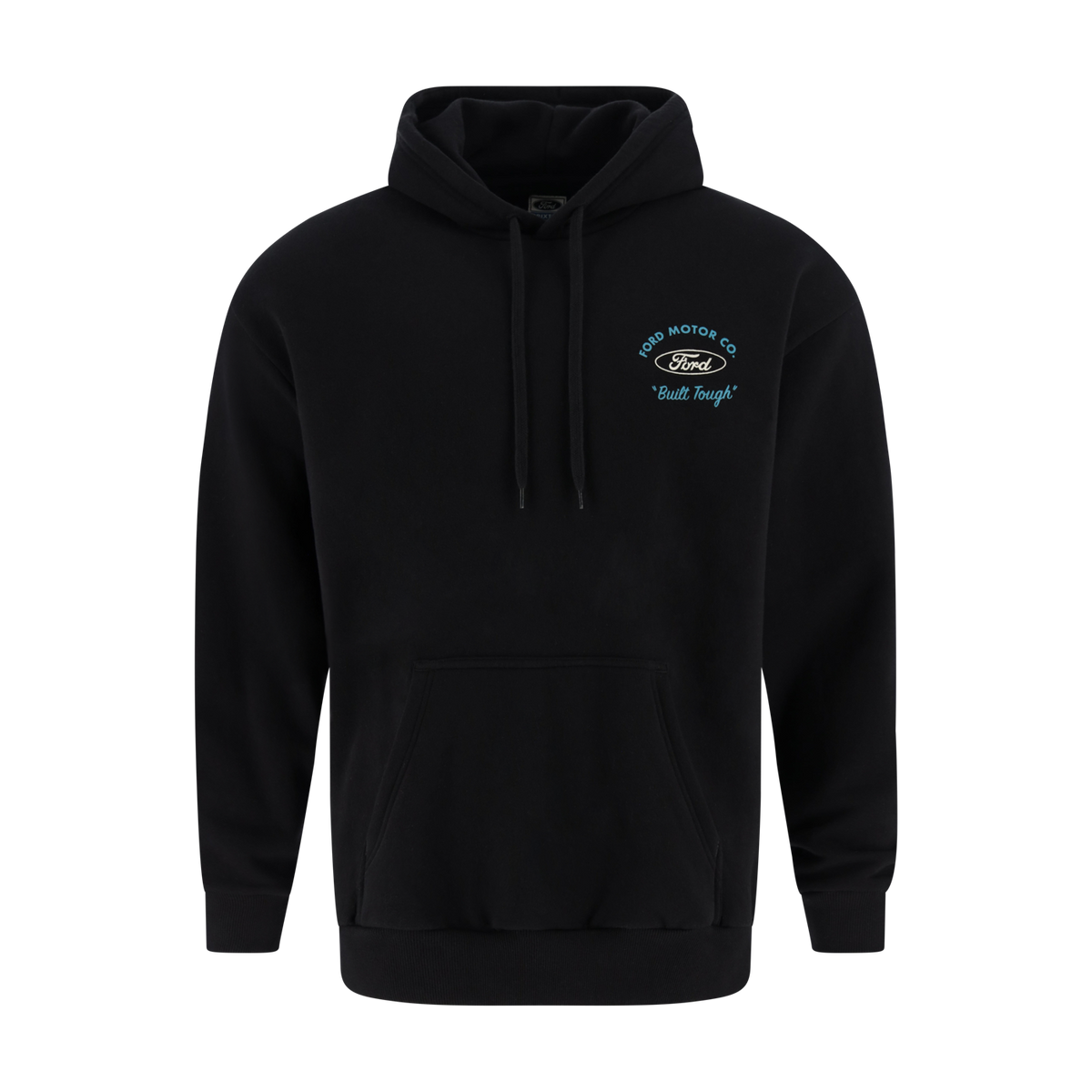 Black hoodie with Ford logo on a white background
