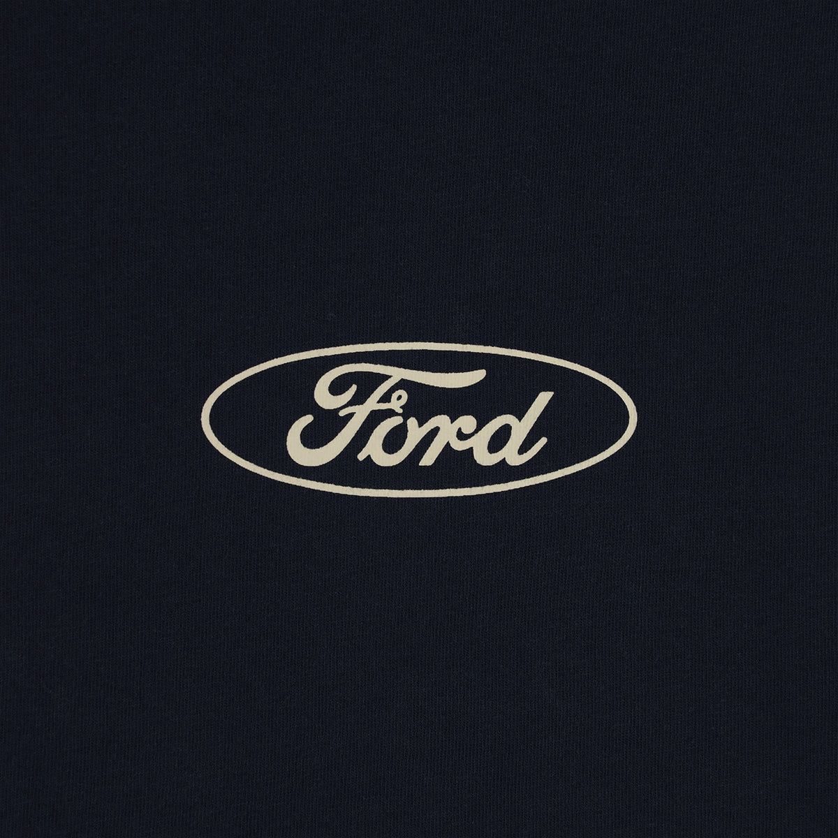 Ford logo on a black background