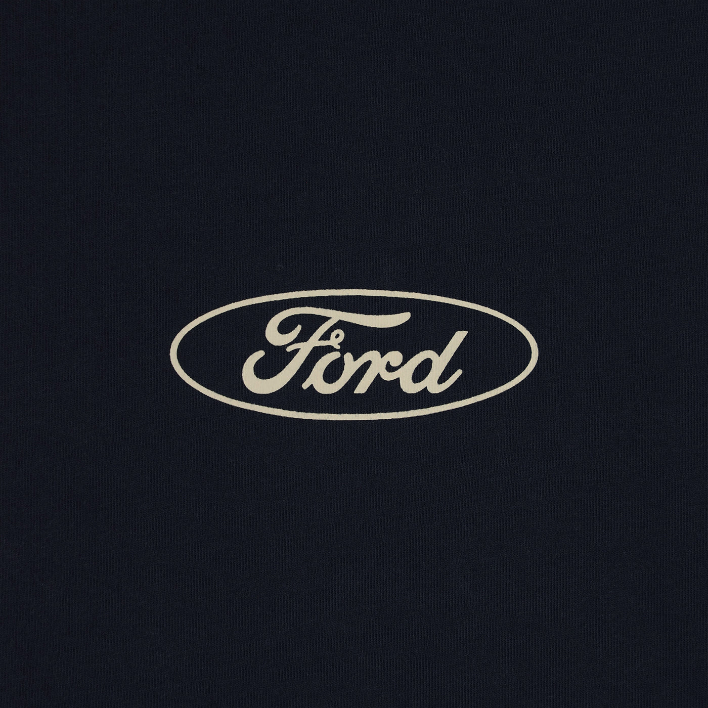 Ford logo on a black background