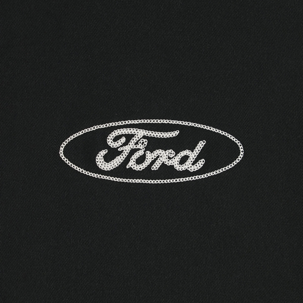 Ford logo on a black background