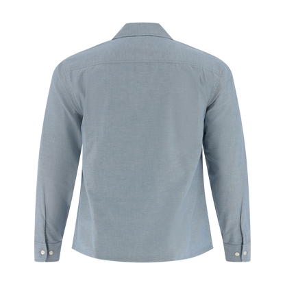 Light blue shirt on a white background