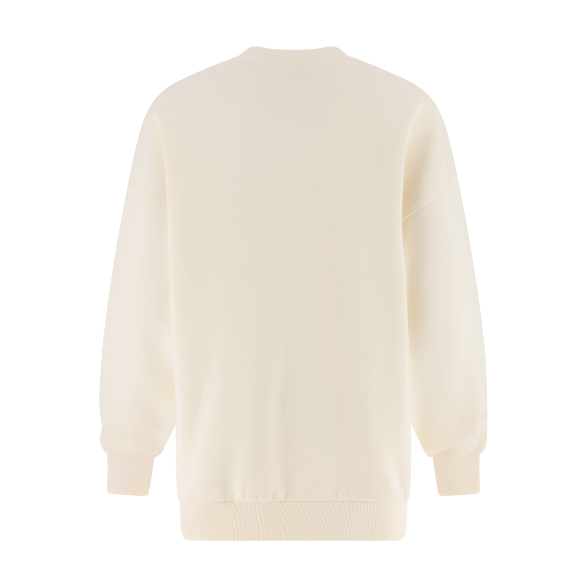 Beige sweater on a white background