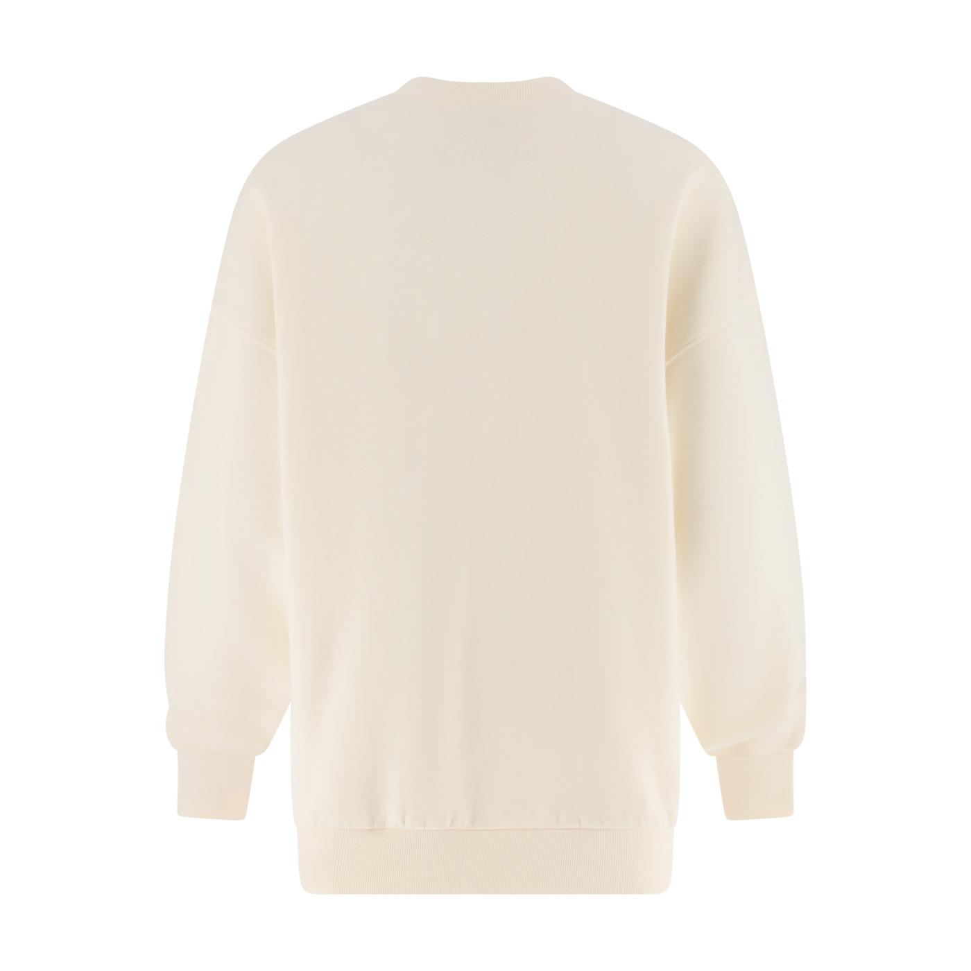 Beige sweater on a white background