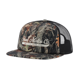 camo ford motor co hat with brixton logo