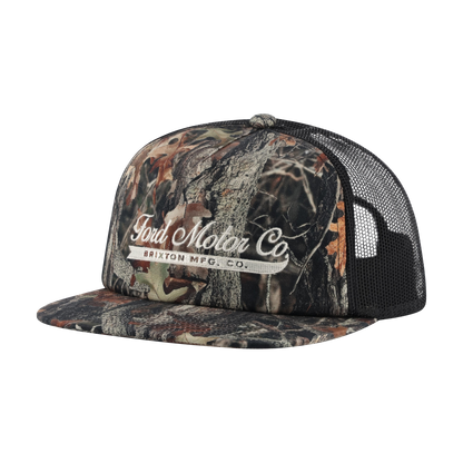 camo ford motor co hat with brixton logo