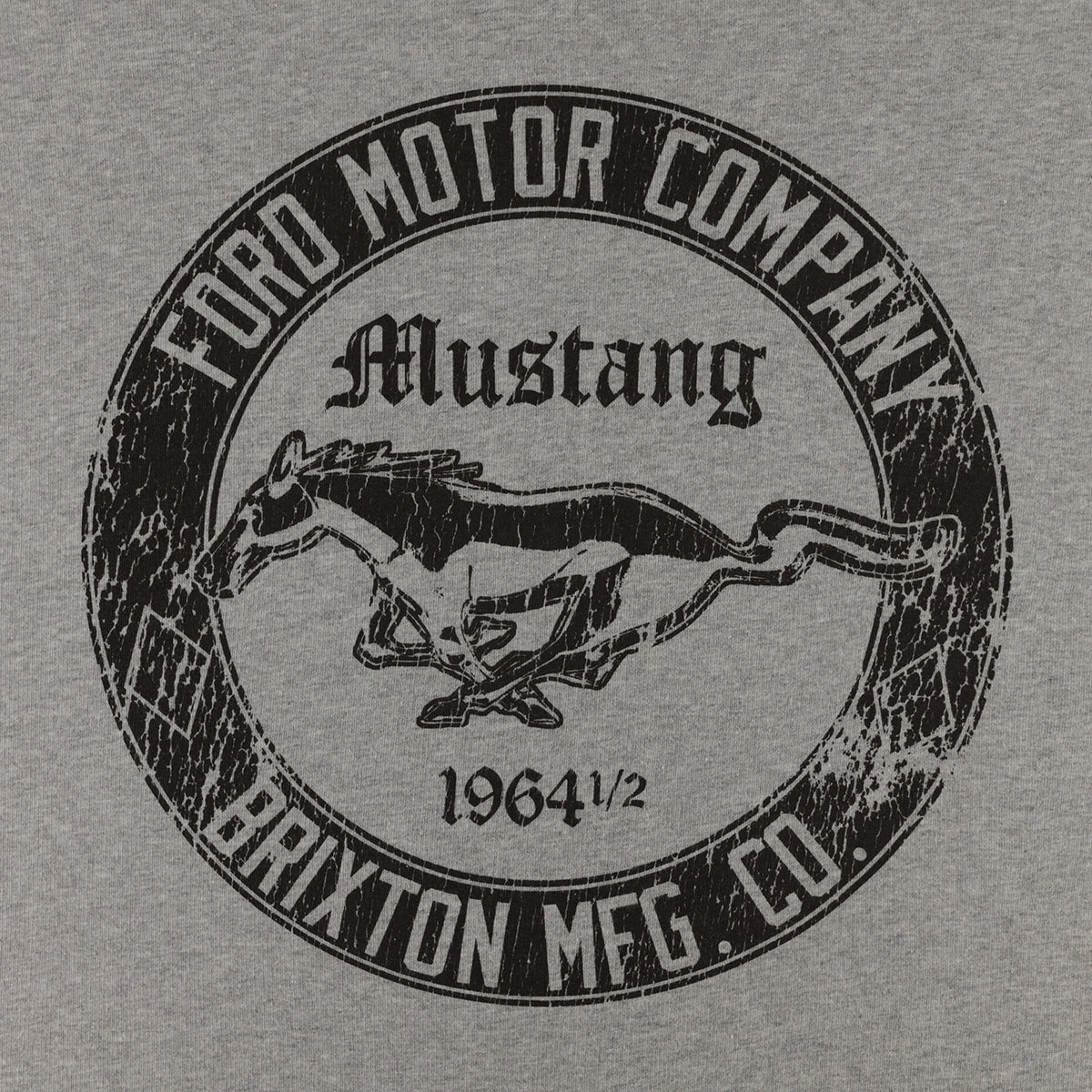 Ford Motor Company Mustang logo on a gray background