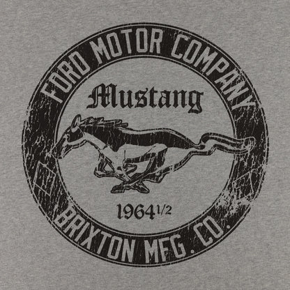Ford Motor Company Mustang logo on a gray background
