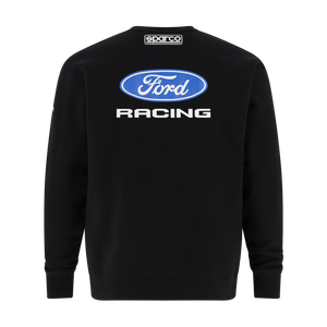 Black sweatshirt with Ford Racing logo on the back, featuring Sparco branding.