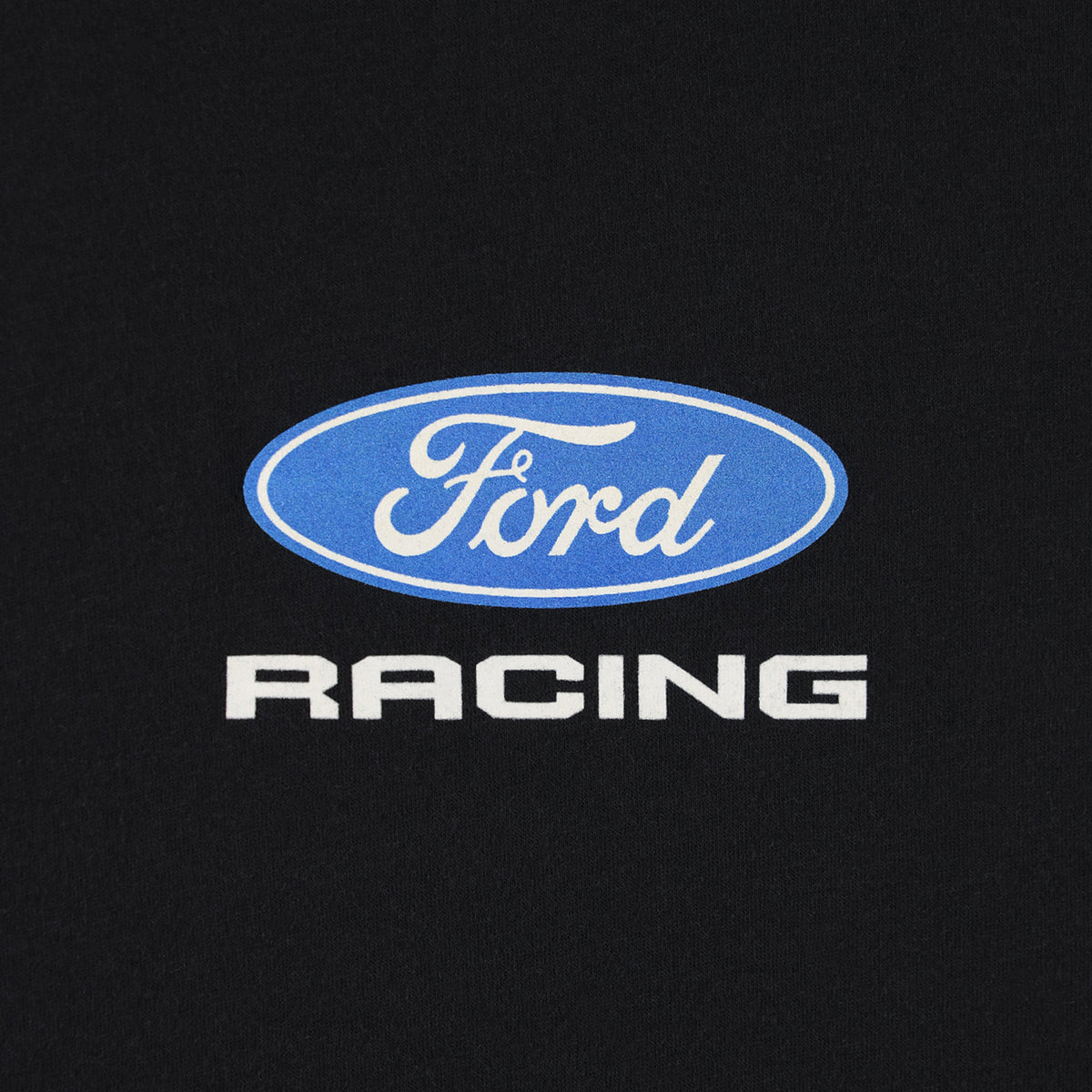 Ford Racing logo on a black background