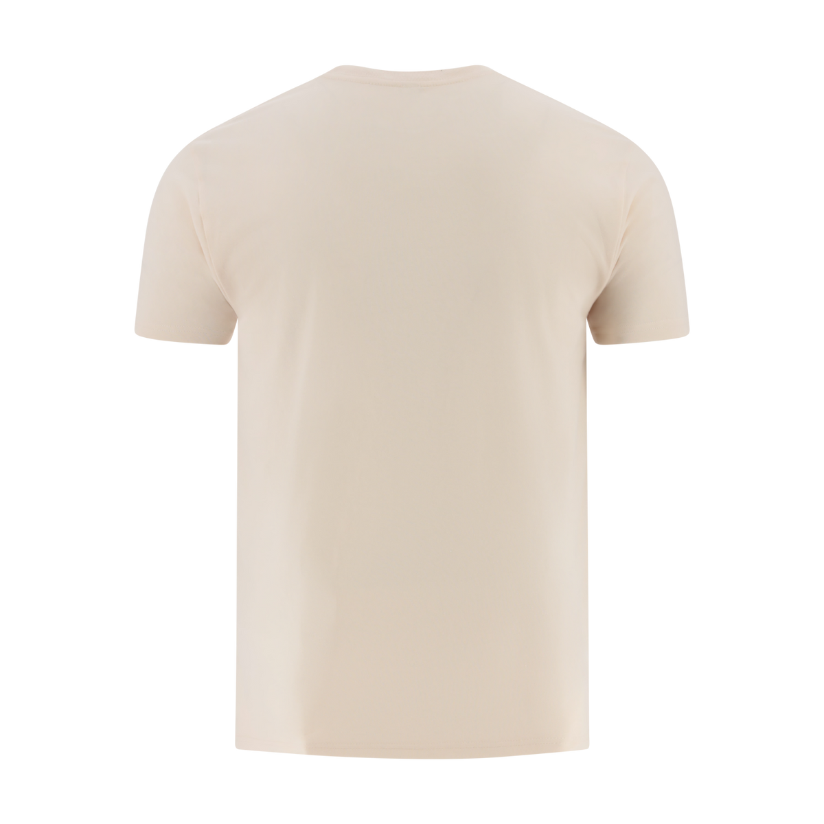 cream t-shirt on a white background