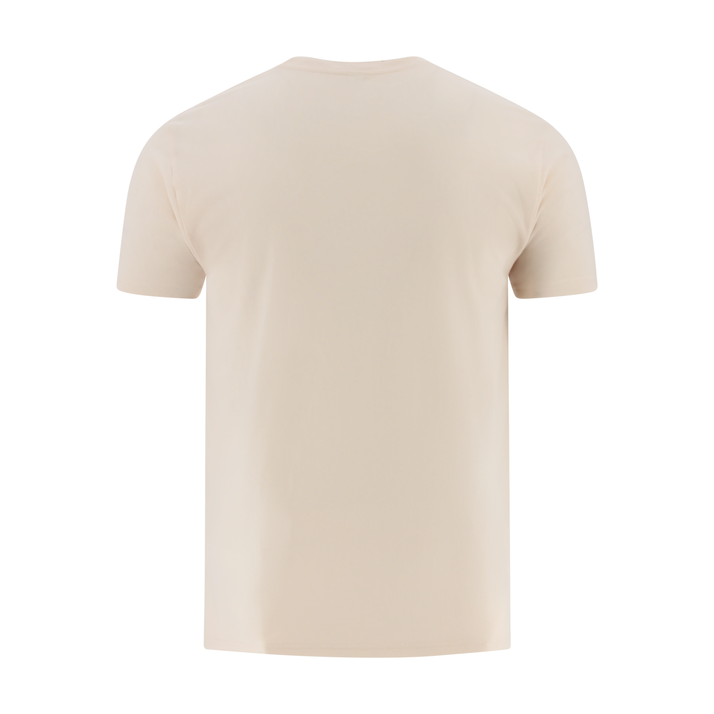 cream t-shirt on a white background
