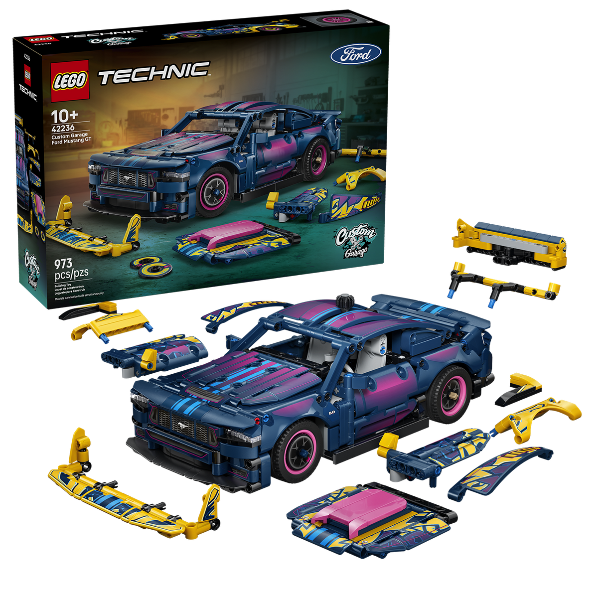 LEGO Technic Ford Mustang building set with packaging