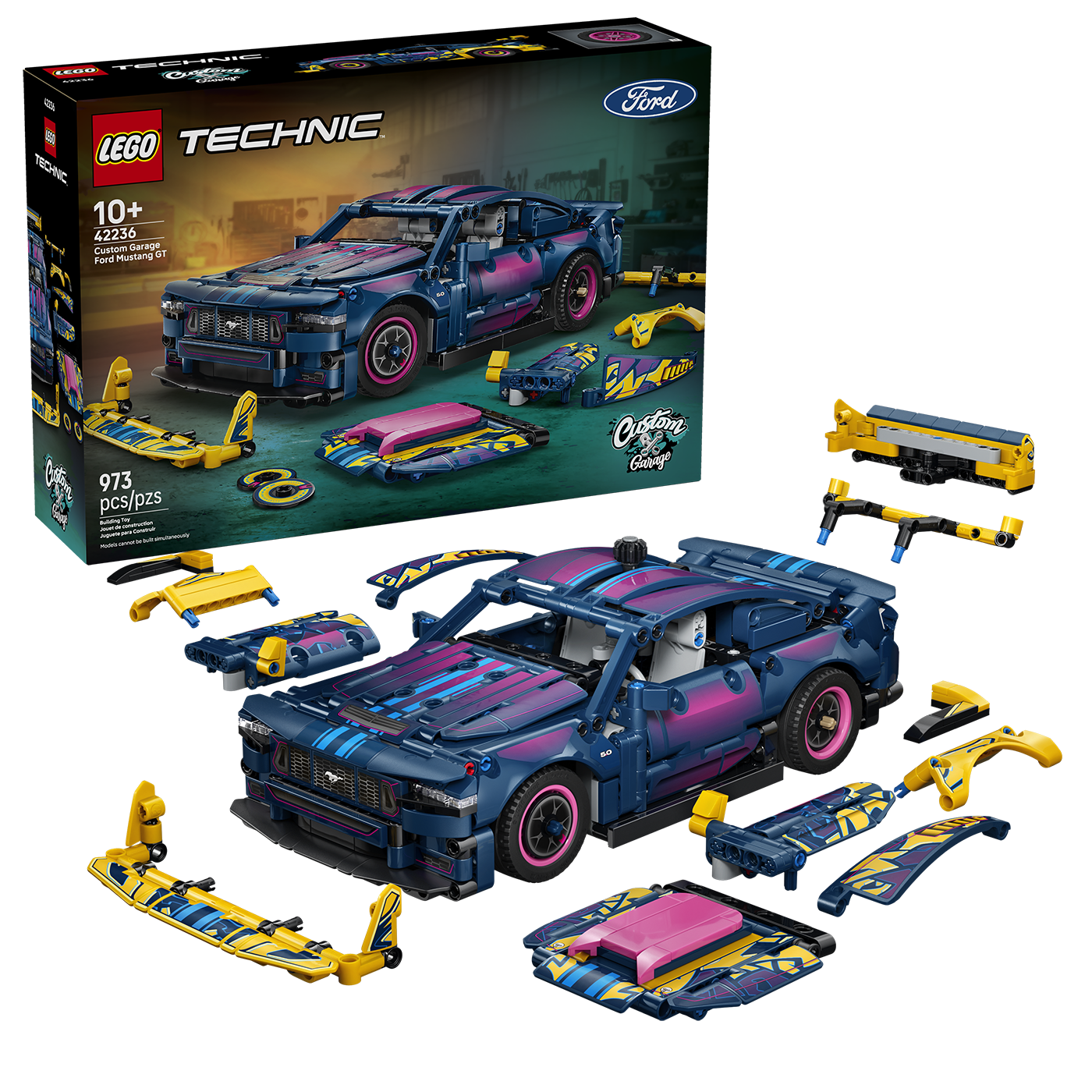 LEGO Technic Ford Mustang building set with packaging
