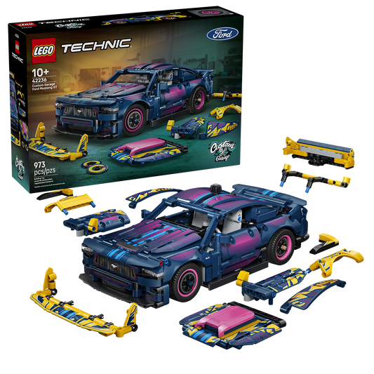 LEGO Technic Ford Mustang building set with packaging