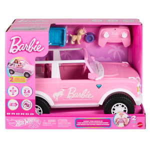 Hot wheels Barbie themed RC bronco car toy